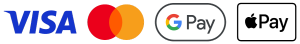 Metode de plată: Visa, Mastercard, Google Pay, Apple Pay